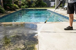 Pool Deck Cleaning